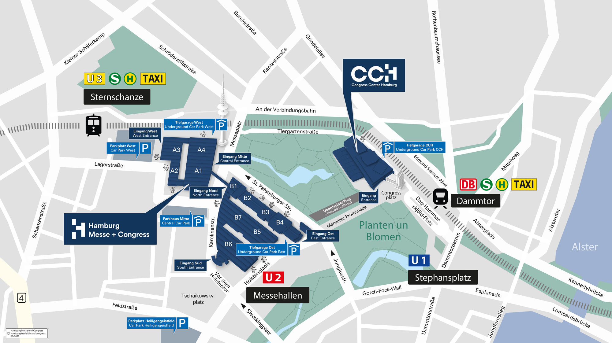 Hamburg Messe Anfahrtsplan