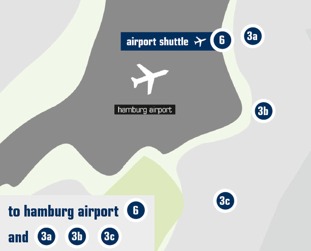 SMM Airport Shuttle-Routen
